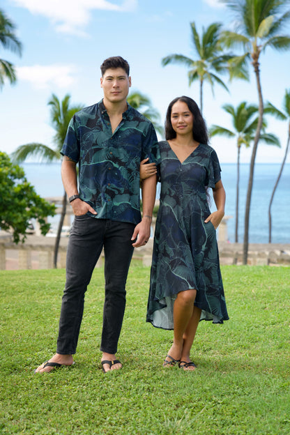 Kamapua'a Midi Hourglass Dress