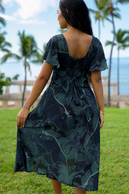 Kamapua'a Midi Hourglass Dress