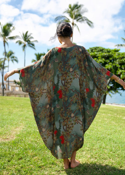 Vanishing Akikiki Kaftan Dress