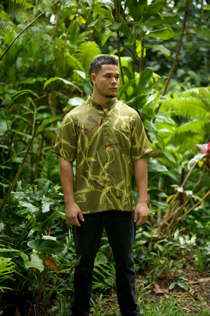 Pinapinao & Uluhe Aloha Shirt (Iron Free)