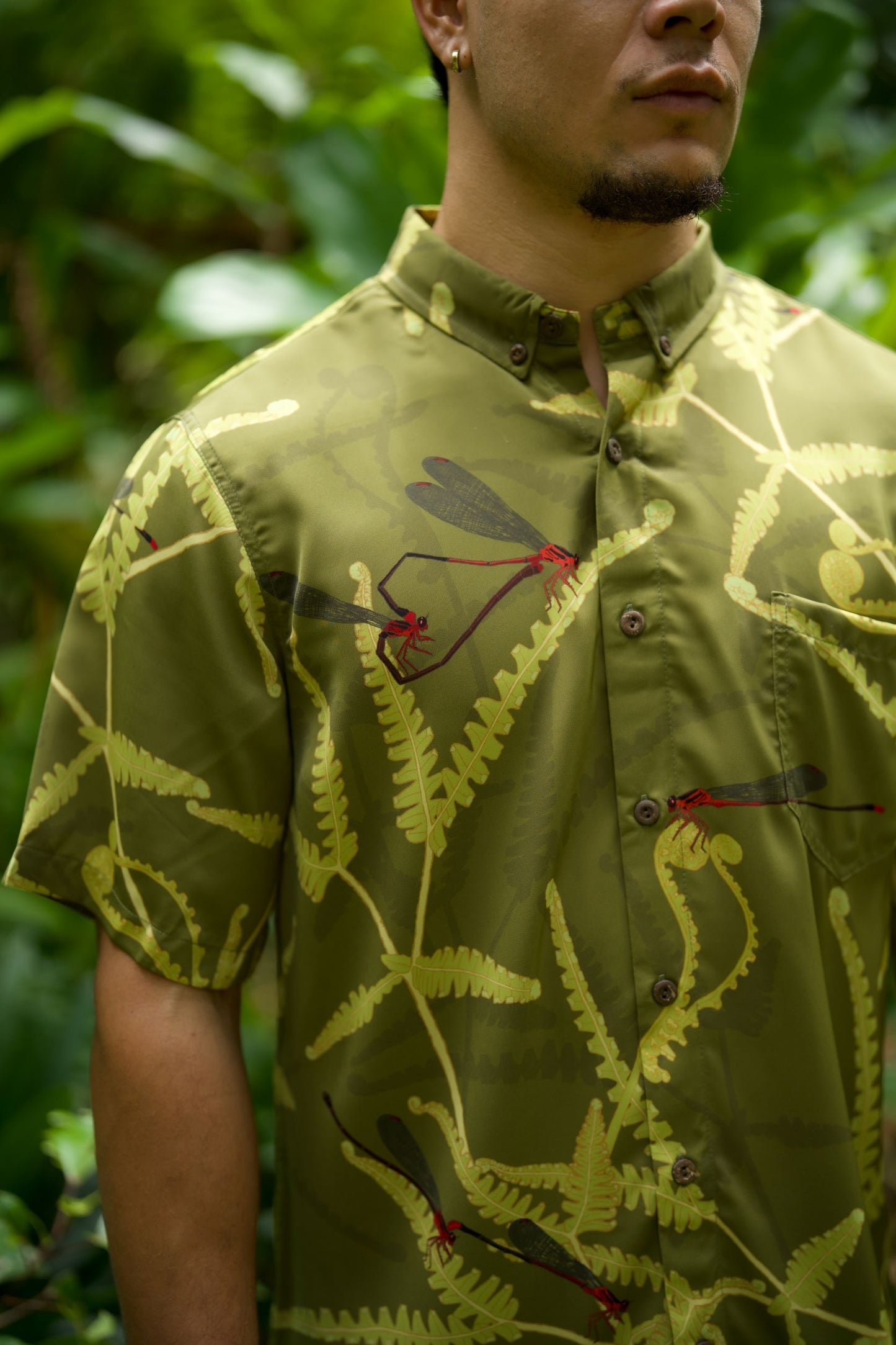 Pinapinao & Uluhe Aloha Shirt (Iron Free)