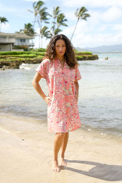 ‘Ōhelo Berry Pink Tunic Dress