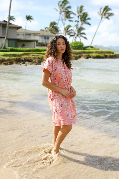 ‘Ōhelo Berry Pink Tunic Dress