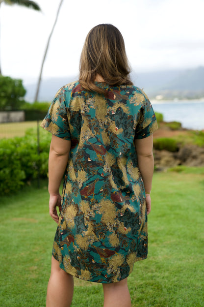 Kaniakapūpū Mamo Tunic Dress