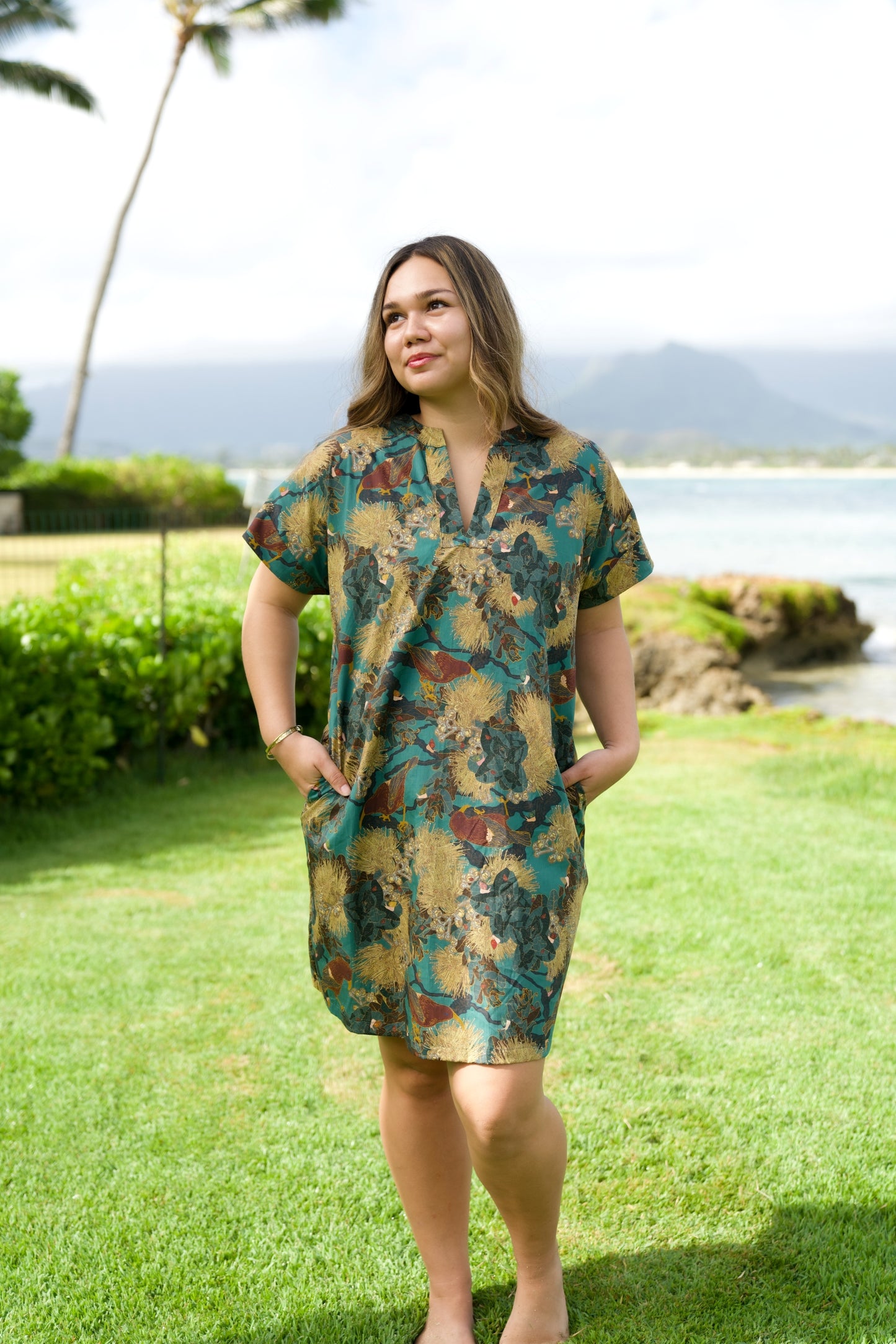 Kaniakapūpū Mamo Tunic Dress